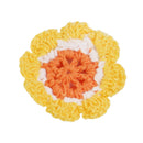 Handmade Flower Corsage Brooch For Women Girls Hair Accessory Brooch Bag Hat Clothes DIY Supplies Pack of 10PCS Yellow S