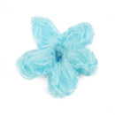 4.5cm Handmade Knitted Crochet Flowers Appliques for Card Making Scrapbooking Clothing Sewing Craft DIY Pack of 20PCS -Blue
