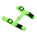 Set Of Nylon Breathable Comfortable Cat Large Adjustable I-Shaped Harness With Leash Green