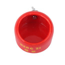 Ceramic Bowl Bird Parrot Cage Aviary Water Food Bowl Round 5.0x4.5cm