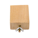 6cm Square Wooden Perch Stand Platform for Pet Bird Cage Squirrel Parrot