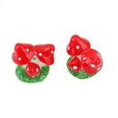 Miniature Mushroom Bushes Garden Resin Landscape DIY Decor Red Pack Of 10 PCS