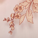 250*100cm Peony Beads Voile Curtain Living Room Window Tulle Sheer Curtain