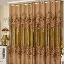 250*100cm Peony Beads Voile Curtain Living Room Window Tulle Sheer Curtain