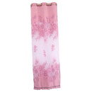 250*100cm Peony Beads Voile Curtain Living Room Window Tulle Curtain Purple