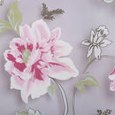 Wine Red Flower Voile Window Curtain Panel Sheer Tulle Drape Beads Valance