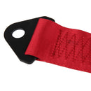 Car Emergency Bumper Protection Heavy Duty Fast Installation Tow Rope Trailer Strap With Towbar Bolt -Red