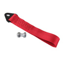 Car Emergency Bumper Protection Heavy Duty Fast Installation Tow Rope Trailer Strap With Towbar Bolt -Red