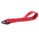 Car Emergency Bumper Protection Heavy Duty Fast Installation Tow Rope Trailer Strap With Towbar Bolt -Red