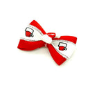 Christmas Santa Hat Pet Hair Rubber Band Rope Hair Bow Dog Charm Decor