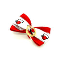 Christmas Santa Hat Pet Hair Rubber Band Rope Hair Bow Dog Charm Decor
