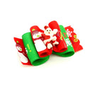 Christmas Snowman Style Pet Hair Rubber Band Rope Hair Bow Dog Charm Gift