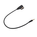 AMI 3.5mm AUX MP3 Music Audio Input Cable For VW Audi A4/A6L/A8/ Q5/Q7