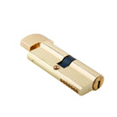 Modern European Indoor Latch Room Door Panel Locks Handle + Key Golden
