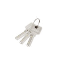 Modern European Indoor Latch Room Door Panel Locks Handle + Key Golden