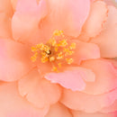 Artificial Camellia Flower Heads Silk Rose Hair Clip Wedding Party Decor Champagne Pack Of 10PCS