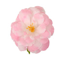Artificial Camellia Flower Heads Silk Rose Hair Clip Wedding Party Decor Pink Pack Of 10PCS