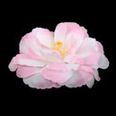 Artificial Camellia Flower Heads Silk Rose Hair Clip Wedding Party Decor Pink Pack Of 10PCS