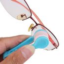 Glasses Eyeglass Sunglasses Spectacles Microfiber Cleaner Brush Random Color