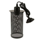 Vintage Mesh Cylinder Design Pendant Light Hanging Lampshade for Home Bar