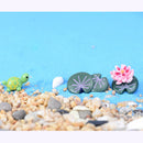 10x Miniature Dollhouse Bonsai Garden Landscape Little Lotus Home Decor