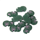 10x Miniature Dollhouse Bonsai Garden Landscape Little Lotus Leaf Home Decor