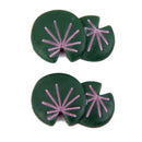10x Miniature Dollhouse Bonsai Garden Landscape Little Lotus Leaf Home Decor