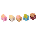 5pcs Miniature Resin Country Rural House Micro Landscape Craft DIY Home Table Decor
