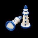 10x Miniature Resin Mediterranean Lighthouse Pharos Micro Landscape Home Decor