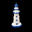 10x Miniature Resin Mediterranean Lighthouse Pharos Micro Landscape Home Decor
