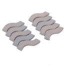 10x Miniature Resin Grey Road Surface Pavement Micro Landscape DIY Home Decor Size L