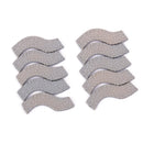 10x Miniature Resin Grey Road Surface Pavement Micro Landscape DIY Home Decor Size L
