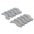 10x Miniature Resin Grey Road Surface Pavement Micro Landscape DIY Home Decor Size L