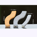 10x Miniature Resin Yellow Road Surface Pavement Micro Landscape DIY Decor L