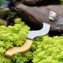 10x Miniature Resin Yellow Road Surface Pavement Micro Landscape DIY Decor L