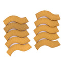 10x Miniature Resin Yellow Road Surface Pavement Micro Landscape DIY Decor L