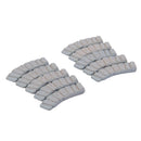 10x Decorative Miniature Resin Small Grey Road Step Footstep Micro Landscape