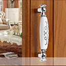 Ceramic 96mm Wardrobe Cupboard Cabinet Door Pull Handle Hole Pitch Home Decor