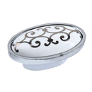 Ceramic Elegant 16mm Wardrobe Cupboard Cabinet Pull Handle Knob Hole Pitch