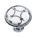 Ceramic Elegant 31mm Wardrobe Cupboard Cabinet Pull Handle Knob Diameter