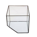 Cube Shaped Glass Terrarium Greenhouse Moss Miniature Home Office Shop Decor Clear L