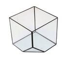 Cube Shaped Glass Terrarium Greenhouse Moss Miniature Home Office Shop Decor Clear L