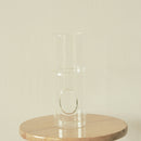 Double-deck Cylinder Creative Glass Flower Vase Table Bottle Container