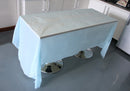 Generic Portable Rectangular Tablecloth Table Cover Liner Decoration for Wedding Party Light Blue