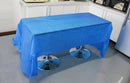 Generic Portable Rectangular Tablecloth Table Cover Liner Decoration for Wedding Party Dark Blue
