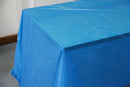 Generic Portable Rectangular Tablecloth Table Cover Liner Decoration for Wedding Party Dark Blue