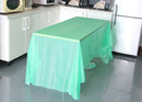 Rectangular Shape Table Cover Banquet Party Wedding Table Home Dining Table Cafe Bar Table Decor Tablecloth Dark Green