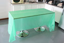 Rectangular Shape Table Cover Banquet Party Wedding Table Home Dining Table Cafe Bar Table Decor Tablecloth Dark Green