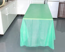 Rectangular Shape Table Cover Banquet Party Wedding Table Home Dining Table Cafe Bar Table Decor Tablecloth Dark Green