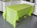 Generic Portable Rectangular Tablecloth Table Cover Liner Decoration for Wedding Party Green